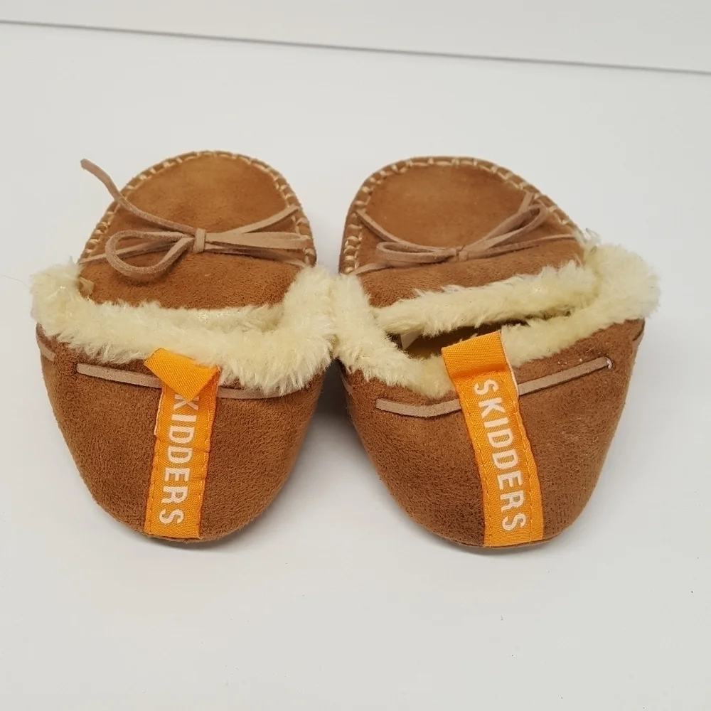 Skidders Faux Leather Moccasins 18m Shoes NWOT